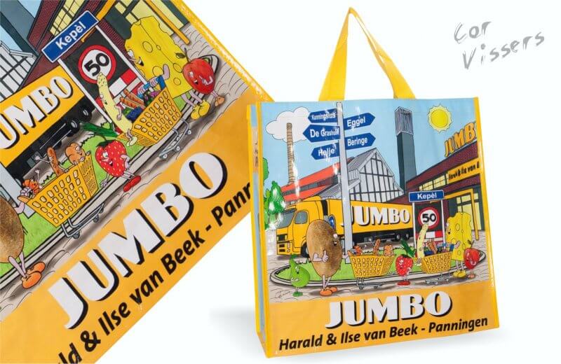 Uitgaan van Alice specificatie Big Shoppers van de Jumbo | UTS Bags - Boodschappentas met Bedrukking
